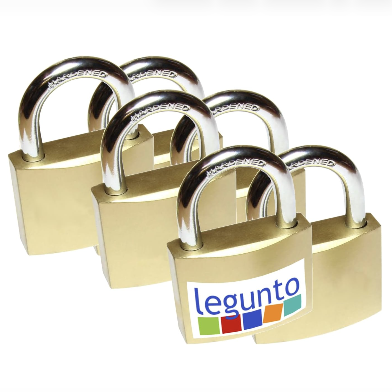 6 Lucchetti Con Chiave Unica